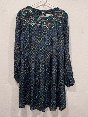 Ritu Kumar Geometric Tunic Dress Womens 4 Embroidered Bohemian